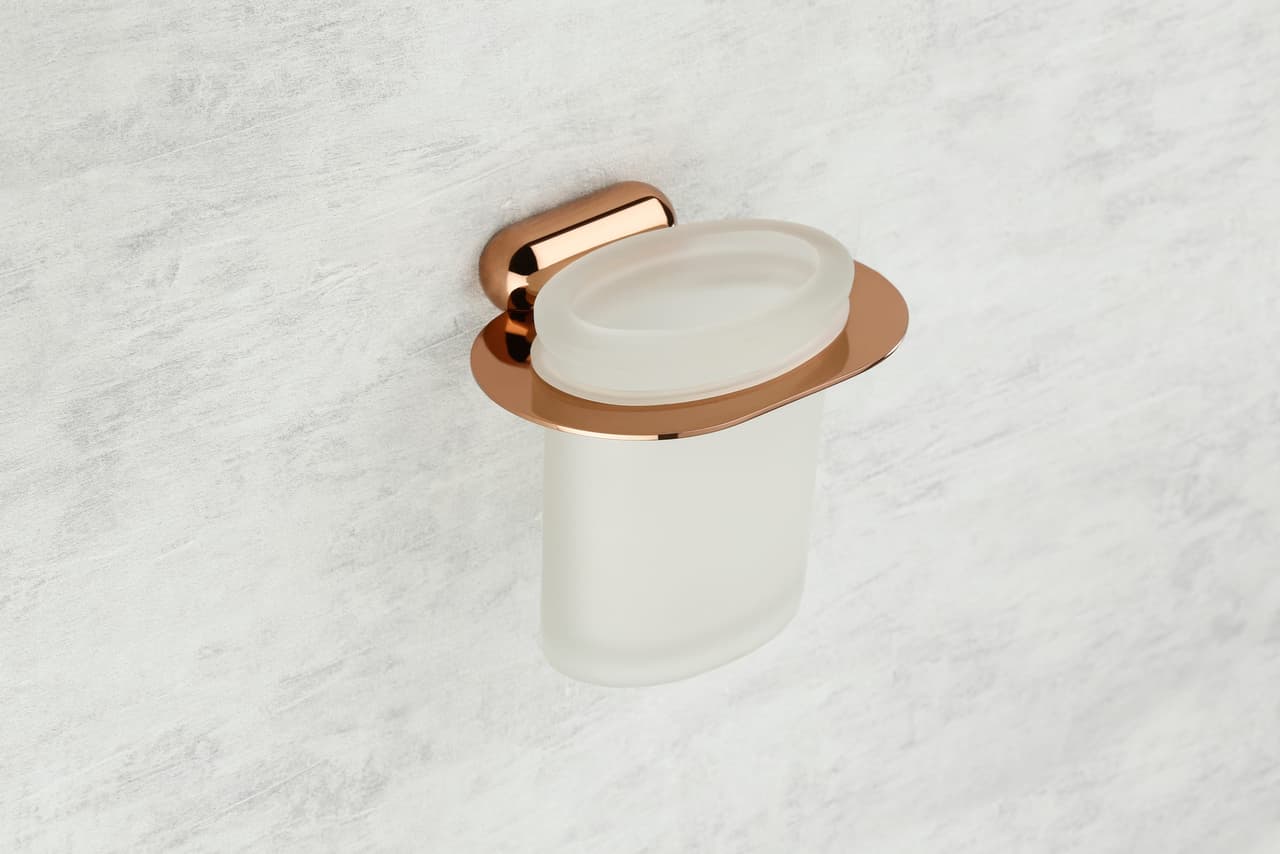 45500 Tumbler Holder — Brass — Glass Tbh