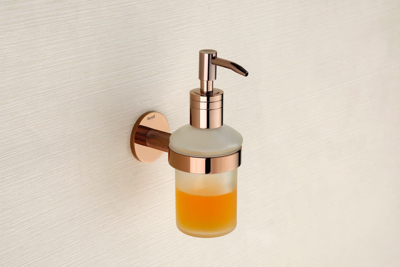 46500 Liquid Soap Dispenser — Brass — Glass Lsd