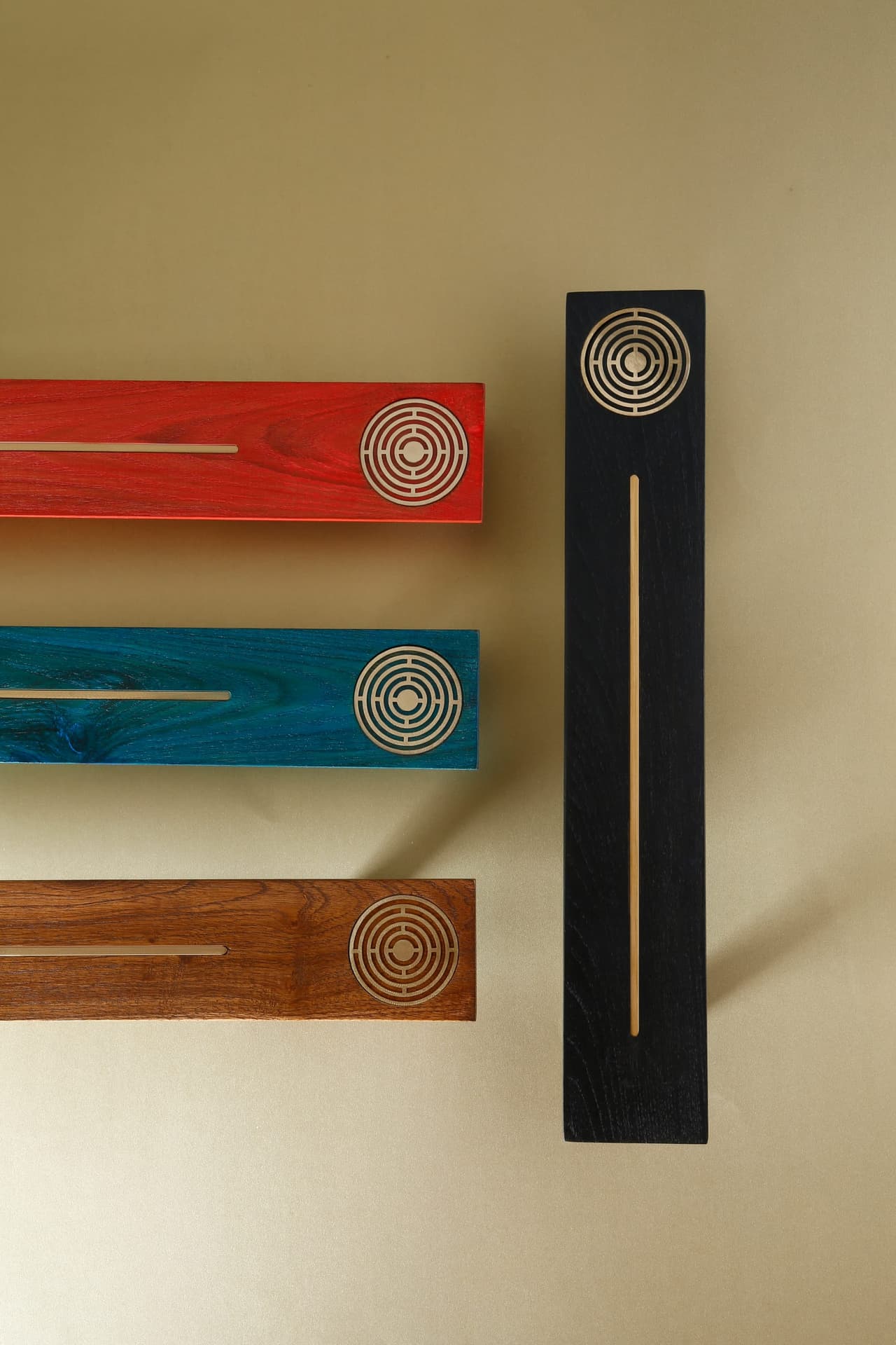 Maindoor Handle RS TAJ REKHA — Brass+wood — Maindoor Handle
