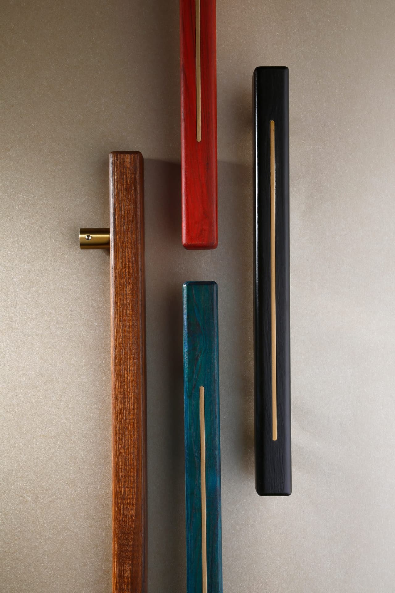 RS TAJ TEJAS Long Handle — Brass+wood — Long Handle