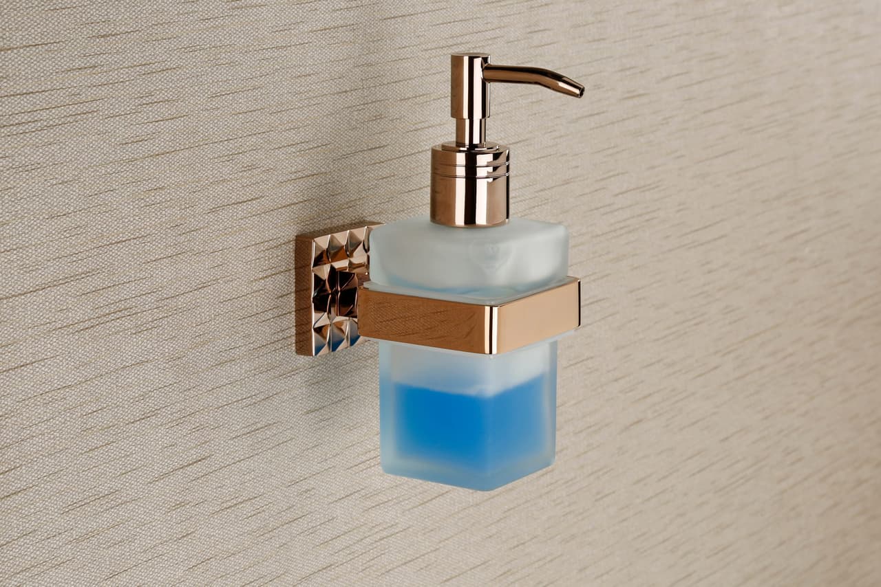 40500 Liquid Soap Dispenser — Brass — Glass Lsd