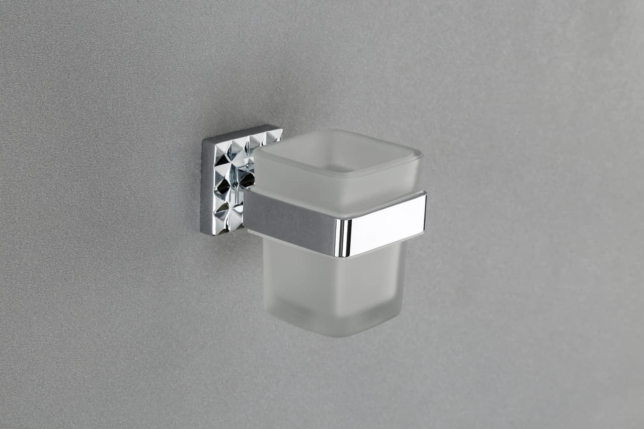 40500 Tumbler Holder — Brass — Glass Tbh