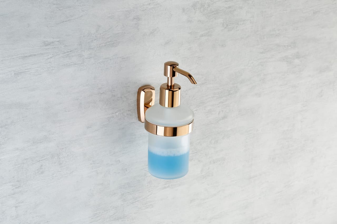 42500 Liquid Soap Dispenser — Brass — Glass Lsd