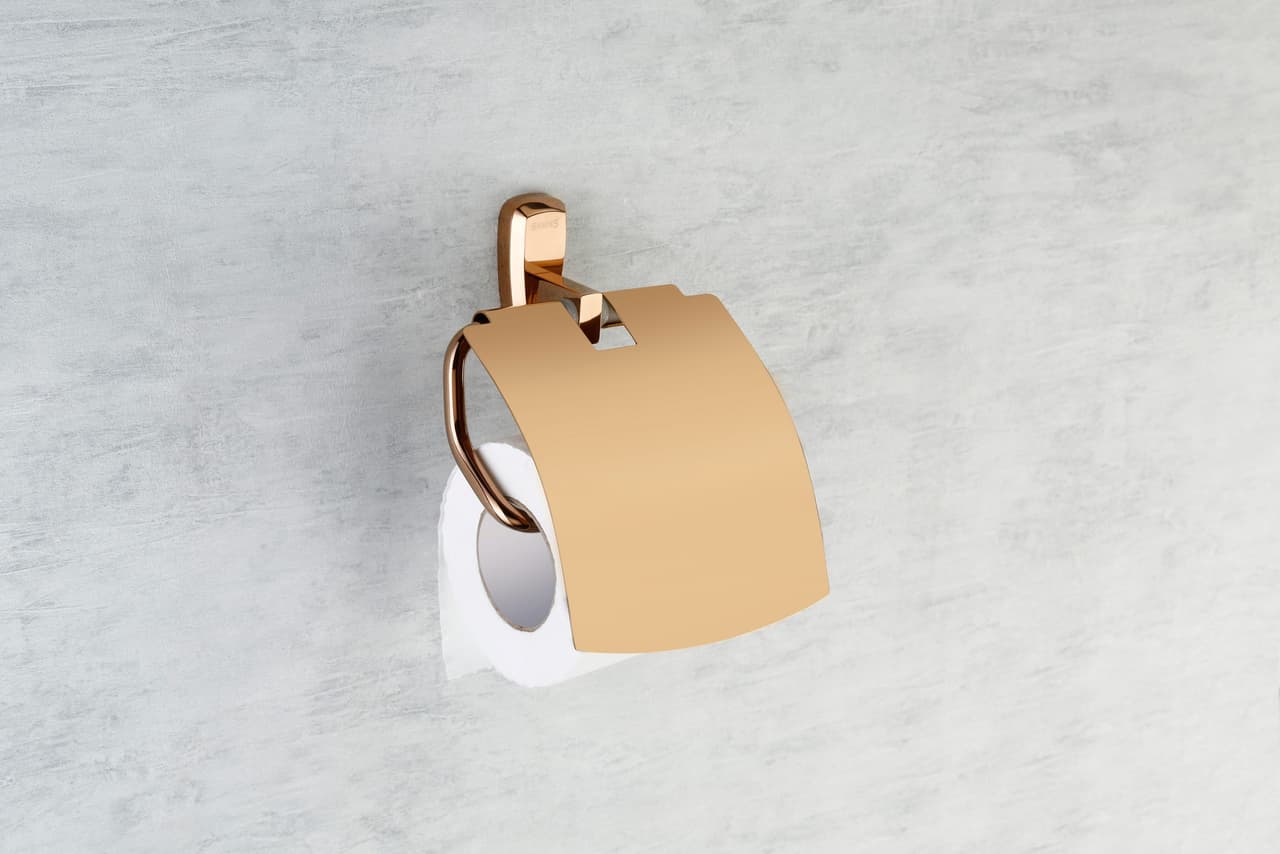 42500 Paper Holder — Brass — Ph With Lid