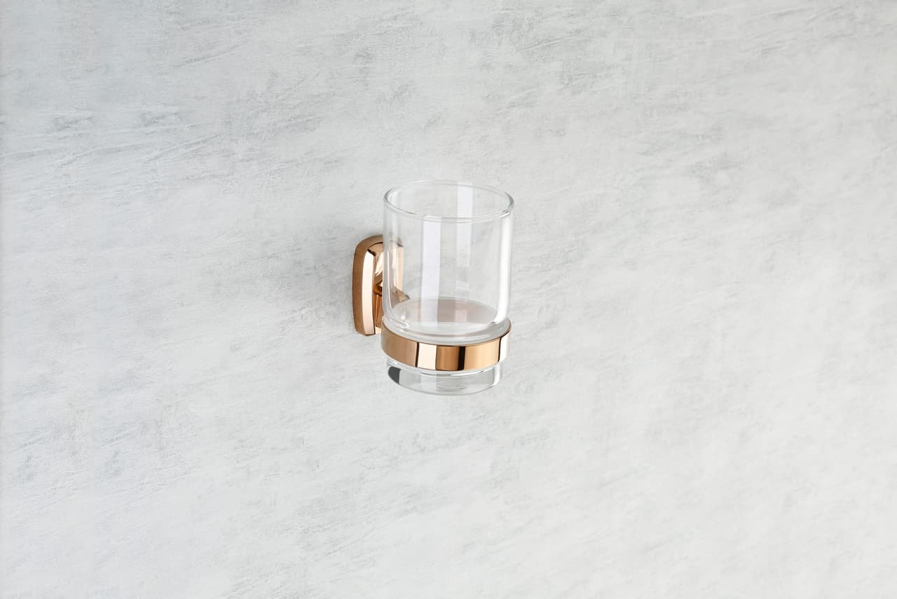 42500 Tumbler Holder — Brass — Glass Tbh