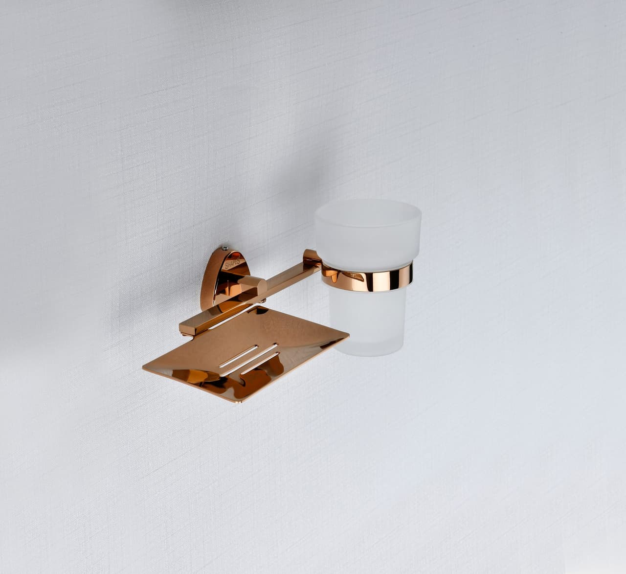 32500 Soap Dish — Brass — Double Brass Soap Dish