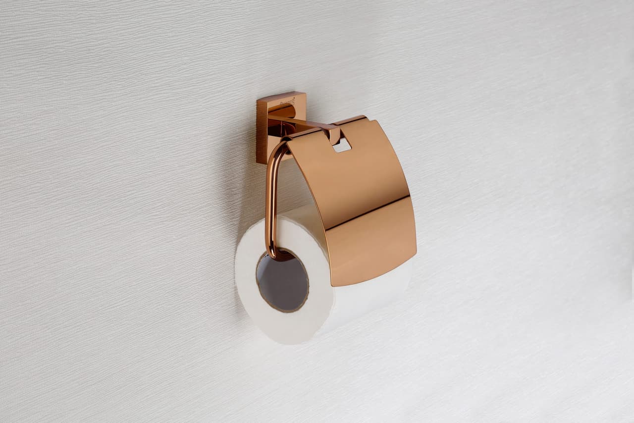 34500 Paper Holder — Brass — Ph W/o Lid