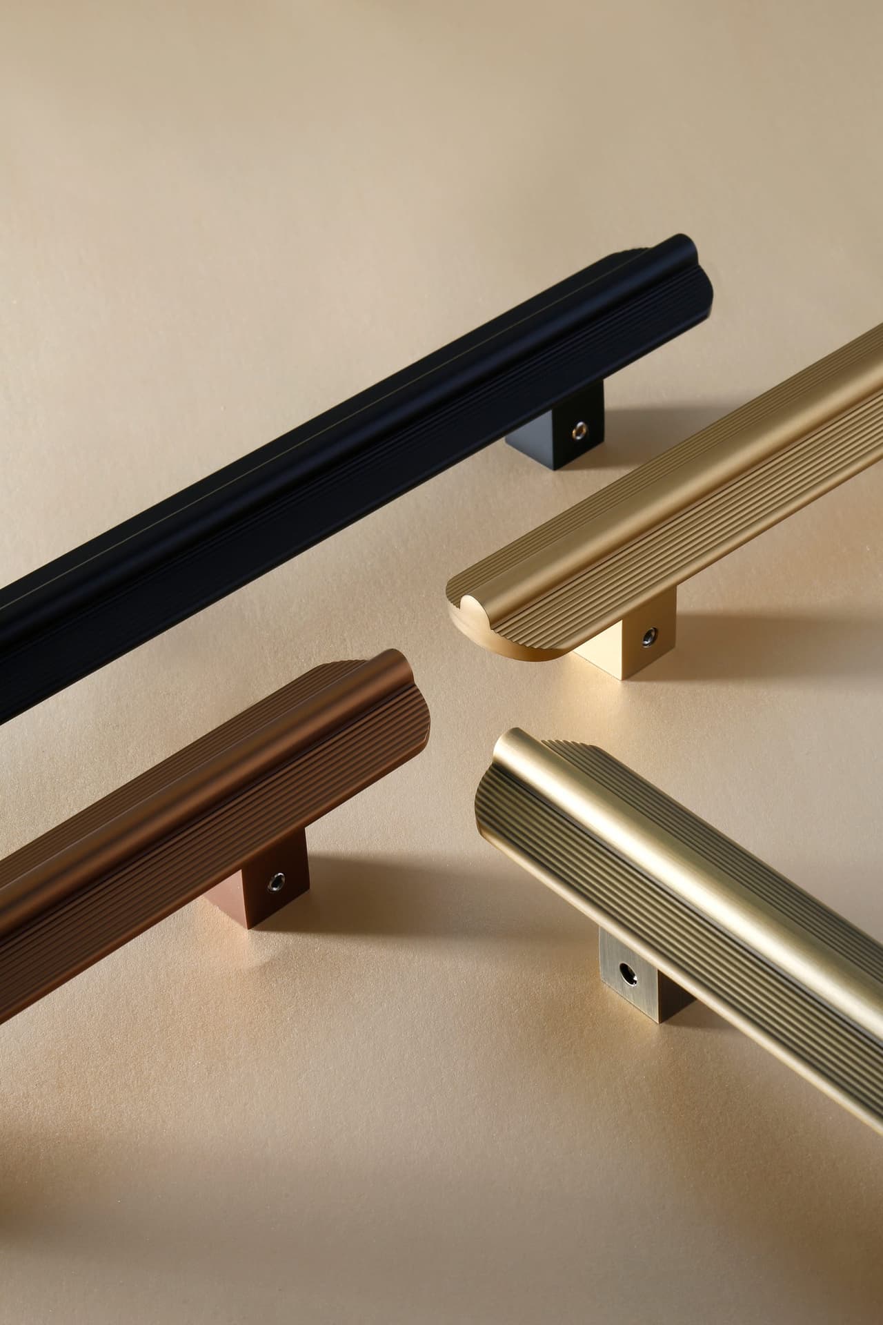 RS LINEA Maindoor Handle — Brass — Maindoor Handle