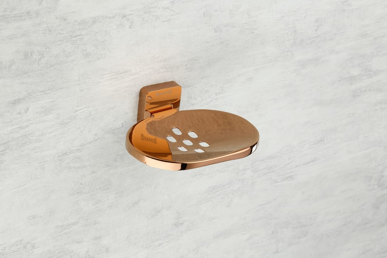 43500 Soap Dish — Brass — Double Brass Soap Dish