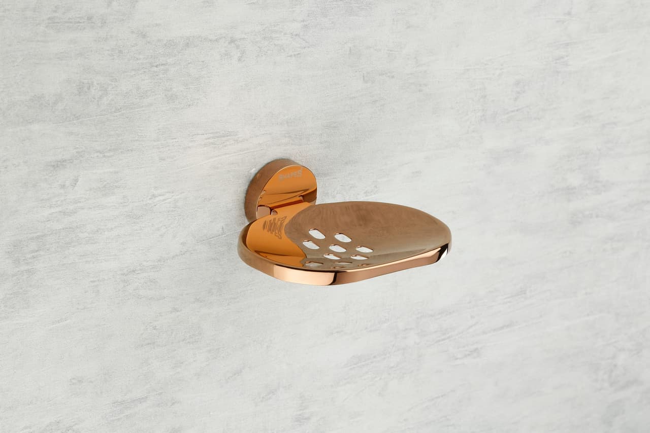 44500 Soap Dish — Brass — Double Brass Soap Dish