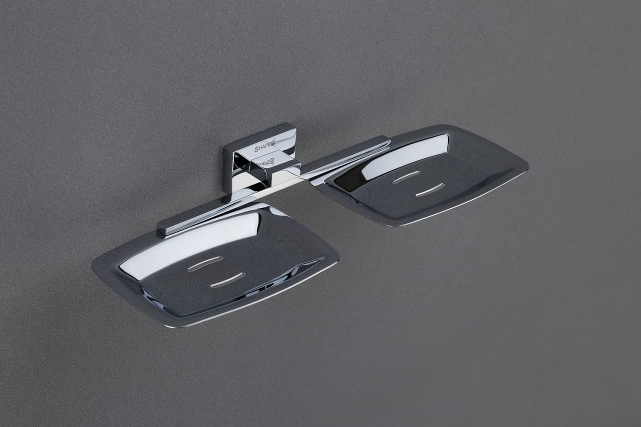 47500 Soap Dish — Brass — Double Brass Soap Dish